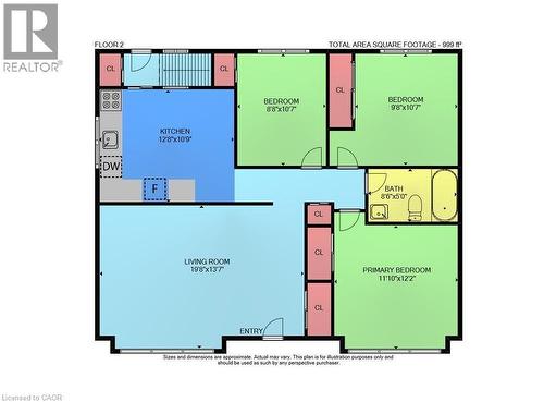 View of home floor plan - 21 Bluebird Avenue, Hamilton, ON 