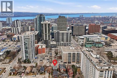 City view featuring a nearby body of water - 129 Jackson Street W, Hamilton, ON - Outdoor With Body Of Water With View