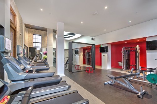 Salle d'exercice - 2212-1188 Rue St-Antoine O., Montréal (Ville-Marie), QC - Indoor Photo Showing Gym Room