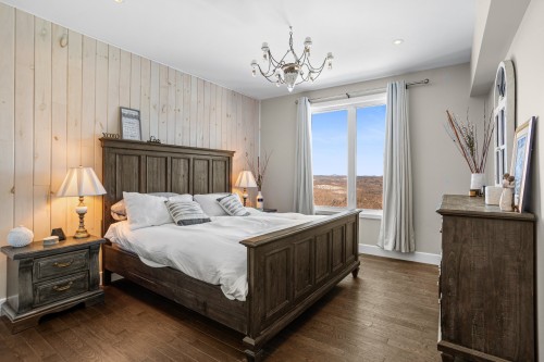 Chambre à coucher principale - 4280 Rue Du Surplomb, Sainte-Adèle, QC - Indoor Photo Showing Bedroom