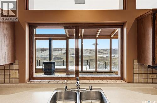 Ripplinger Acreage, Lumsden Rm No. 189, SK - Indoor Photo Showing Kitchen With Double Sink