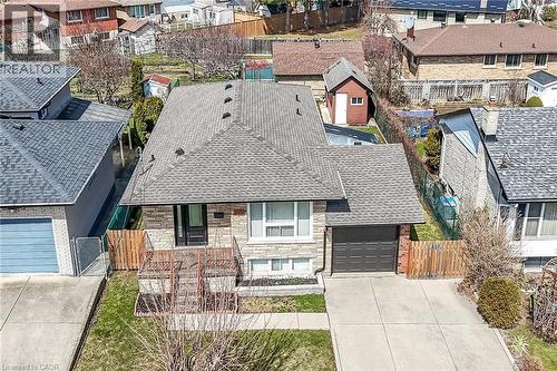 Aerial perspective of suburban area - 122 Glen Forest Drive, Hamilton, ON - Outdoor