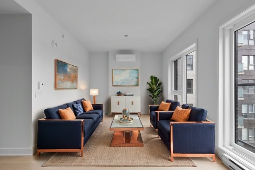Living Room - 402-2030 Rue Lucien-Thimens, Montréal (Saint-Laurent), QC - Indoor Photo Showing Living Room