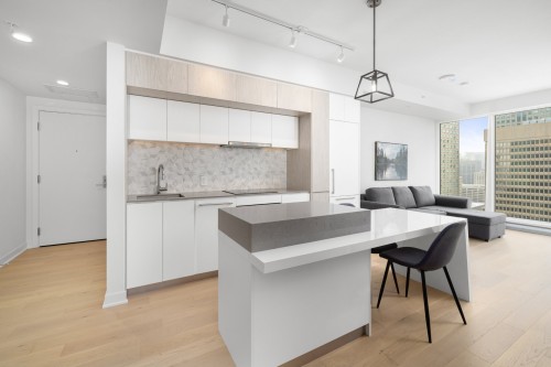 Kitchen - 2812-1188 Rue St-Antoine O., Montréal (Ville-Marie), QC - Indoor Photo Showing Kitchen