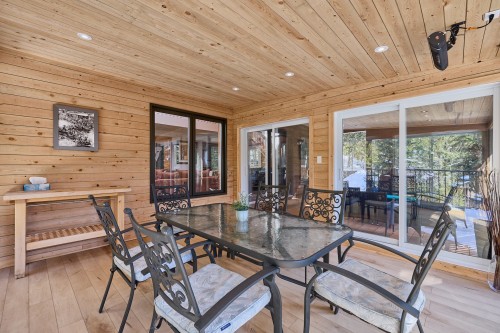 Véranda - 290 Rue De La Montagne, Entrelacs, QC - Outdoor With Deck Patio Veranda With Exterior