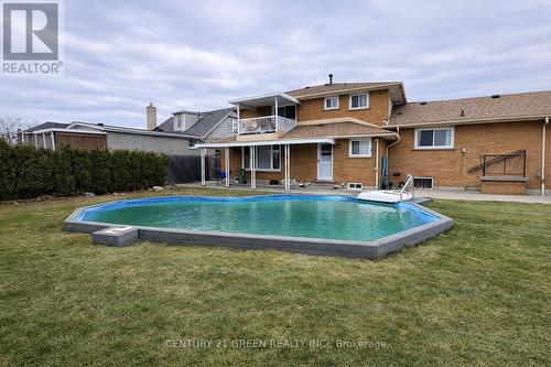 73 Owen Place, Hamilton, ON - Outdoor With In Ground Pool With Deck Patio Veranda With Backyard