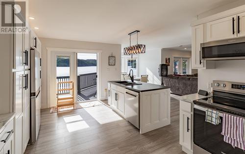 485 Main Street, Triton, NL - Indoor Photo Showing Kitchen With Double Sink