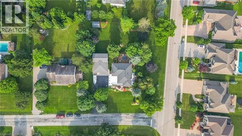 Aerial perspective of suburban area - 15 Marquette Drive, Kitchener, ON - Outdoor With View