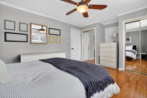 Chambre à coucher principale - 91 Rue Philippe, Châteauguay, QC - Indoor Photo Showing Bedroom
