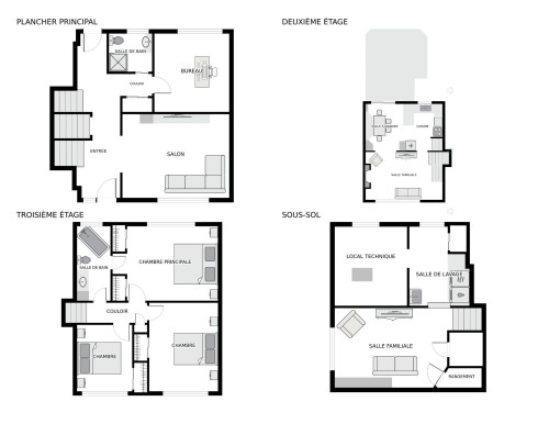 Plan (croquis) - 91 Rue Philippe, Châteauguay, QC - Other