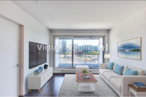 Living Room - 760-101 Rue Peel, Montréal (Le Sud-Ouest), QC - Indoor Photo Showing Living Room