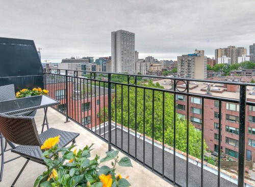 Balcon - 84-3510 Rue De La Montagne, Montréal (Ville-Marie), QC - Outdoor With Exterior