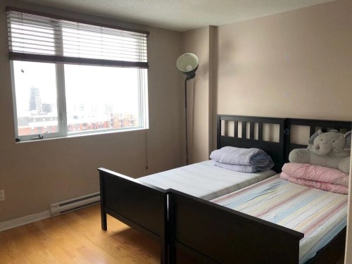 Bedroom - 1505-1200 Rue St-Jacques, Montréal (Ville-Marie), QC - Indoor Photo Showing Bedroom