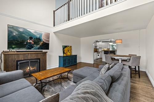 2490 Wilson Road, Cranbrook, BC - Indoor Photo Showing Living Room With Fireplace