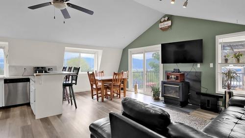 2630 Rufli Road, West Kelowna, BC - Indoor Photo Showing Living Room With Fireplace