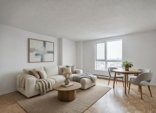 Living Room - 805-5075 Rue Jean-Talon E., Montréal (Saint-Léonard), QC - Indoor Photo Showing Living Room