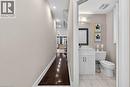Hallway featuring baseboards and recessed lighting - 7809 Hackberry Trail E, Niagara Falls, ON  - Indoor Photo Showing Bathroom 