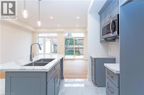 29 Dana Drive, Hamilton, ON - Indoor Photo Showing Kitchen With Double Sink