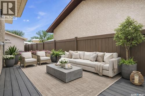 31 Newstead Avenue, Regina, SK - Outdoor With Deck Patio Veranda With Exterior