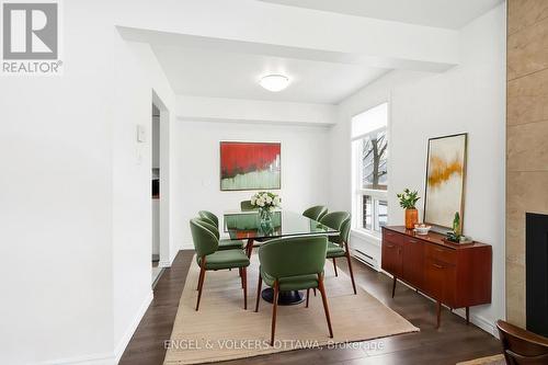 This photo has been virtually staged. - 311 Presland Road, Ottawa, ON - Indoor Photo Showing Dining Room