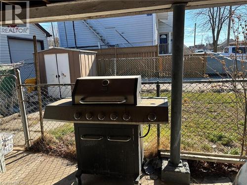 Exterior view of a gate - 1224 Dunsmure Road, Hamilton, ON - Outdoor With Exterior