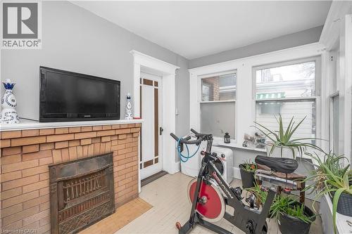 77 Proctor Boulevard, Hamilton, ON - Indoor With Fireplace