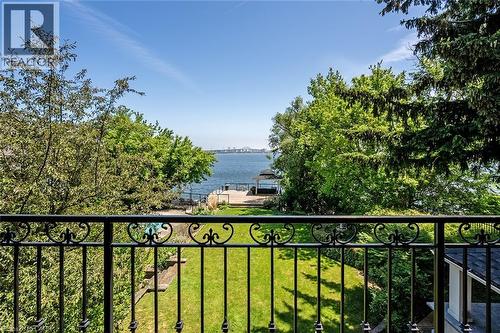 624 North Shore Boulevard E, Burlington, ON - Outdoor With Body Of Water With Balcony With View