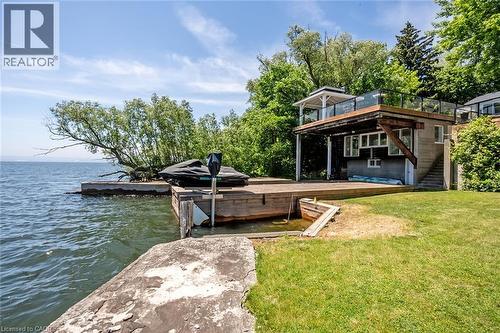 624 North Shore Boulevard E, Burlington, ON - Outdoor With Body Of Water With Deck Patio Veranda