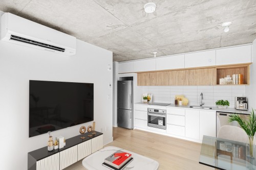 Living Room - 407-1 Av. Viger O., Montréal (Ville-Marie), QC - Indoor