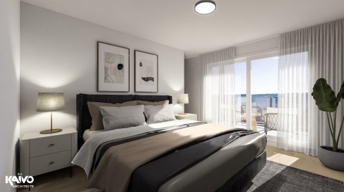 Chambre à coucher - 206-3970 Boul. Ste-Anne, Québec (Beauport), QC - Indoor Photo Showing Bedroom