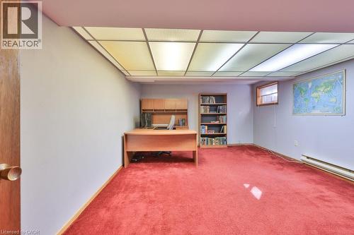 Carpeted office with baseboards - 700 Fieldstone Road, Mississauga, ON - Indoor Photo Showing Other Room