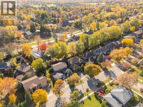 Aerial perspective of suburban area - 700 Fieldstone Road, Mississauga, ON - Outdoor With View