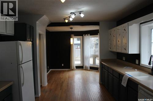 120 Main Street, Midale, SK - Indoor Photo Showing Kitchen With Double Sink