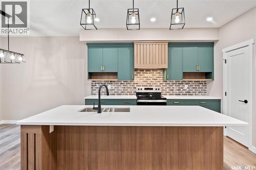214 Yuel Lane, Saskatoon, SK - Indoor Photo Showing Kitchen With Upgraded Kitchen