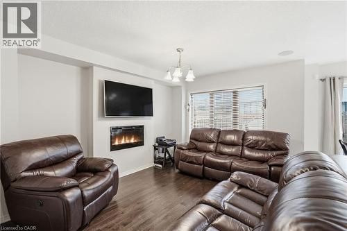 45 Kelso Drive, Caledonia, ON - Indoor Photo Showing Living Room With Fireplace