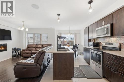 45 Kelso Drive, Caledonia, ON - Indoor With Fireplace