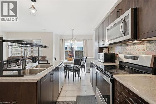 45 Kelso Drive, Caledonia, ON - Indoor Photo Showing Kitchen With Double Sink
