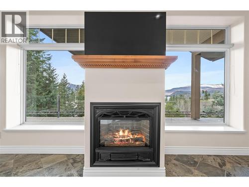 3676 Mcbride Road, Blind Bay, BC - Indoor Photo Showing Living Room With Fireplace