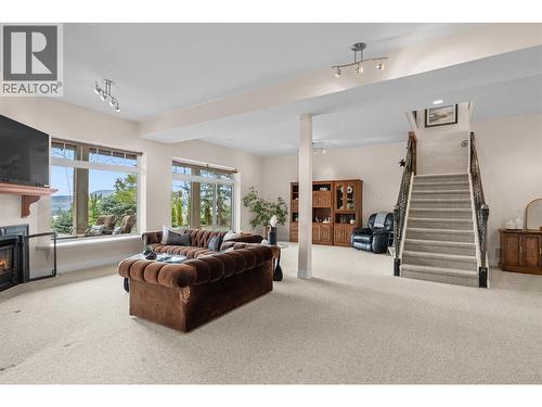 3676 Mcbride Road, Blind Bay, BC - Indoor Photo Showing Living Room With Fireplace