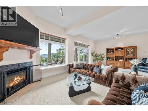 3676 Mcbride Road, Blind Bay, BC - Indoor Photo Showing Living Room With Fireplace