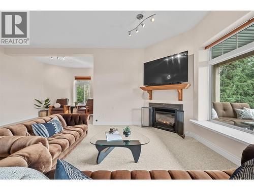3676 Mcbride Road, Blind Bay, BC - Indoor Photo Showing Living Room With Fireplace
