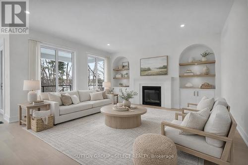 4383 Green Bend Road, London South (South V), ON - Indoor Photo Showing Living Room With Fireplace