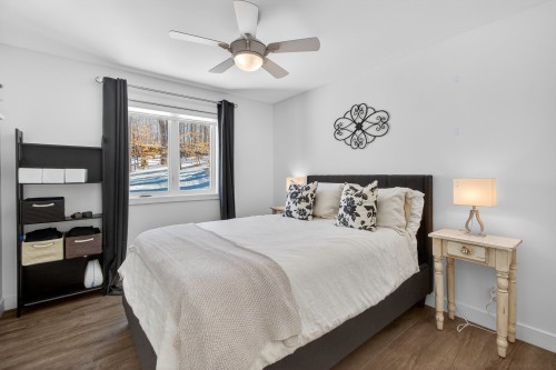 Chambre à coucher principale - 7 Ch. Minotti, La Minerve, QC - Indoor Photo Showing Bedroom