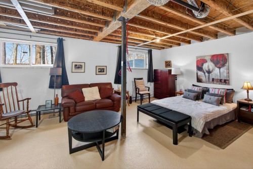 Chambre à coucher - 7 Ch. Minotti, La Minerve, QC - Indoor Photo Showing Basement