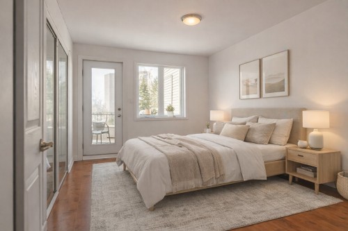 Bedroom - 8-5498 Rue Robert-Burns, Montréal (Côte-Des-Neiges/Notre-Dame-De-Grâce), QC - Indoor Photo Showing Bedroom