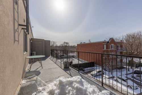 Balcony - 8-5498 Rue Robert-Burns, Montréal (Côte-Des-Neiges/Notre-Dame-De-Grâce), QC - Outdoor With Exterior
