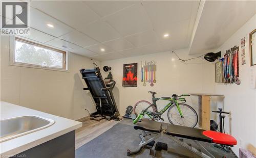 449 Greenfield Avenue, Kitchener, ON - Indoor Photo Showing Gym Room