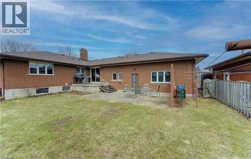 Rear View - 449 Greenfield Avenue, Kitchener, ON - Outdoor With Exterior