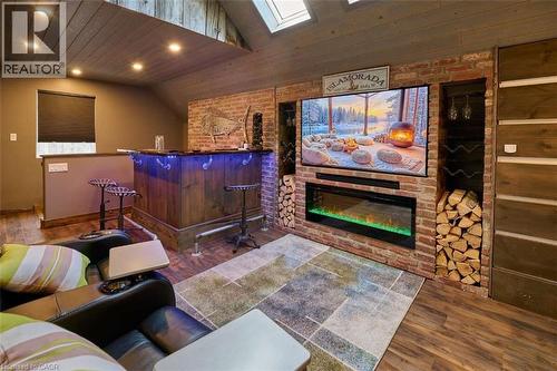 1078 Berlett'S Road, St. Agatha, ON - Indoor With Fireplace