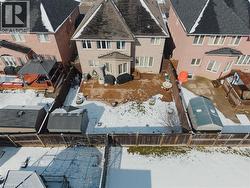 Snowy aerial view with a residential view - 